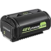 ULDERTRA High-Capacity 4.0Ah Replacement Battery for Ryobi 40V Battery – Extended Life and Reliable Performance