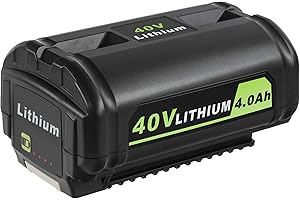 CELL9102 Replacement Battery for Ryobi 40v Battery OP4015 OP4050A OP4040 OP4050 Compatible with Ryobi 40V Cordless Power Tools, Capacity 4.0Ah