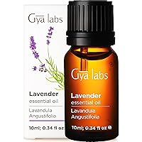 Gya Labs Lavender Essential Oil For Stress Relief, Sleep and Relaxation - Topical For Dry Skin and Irritation - Inhale…
