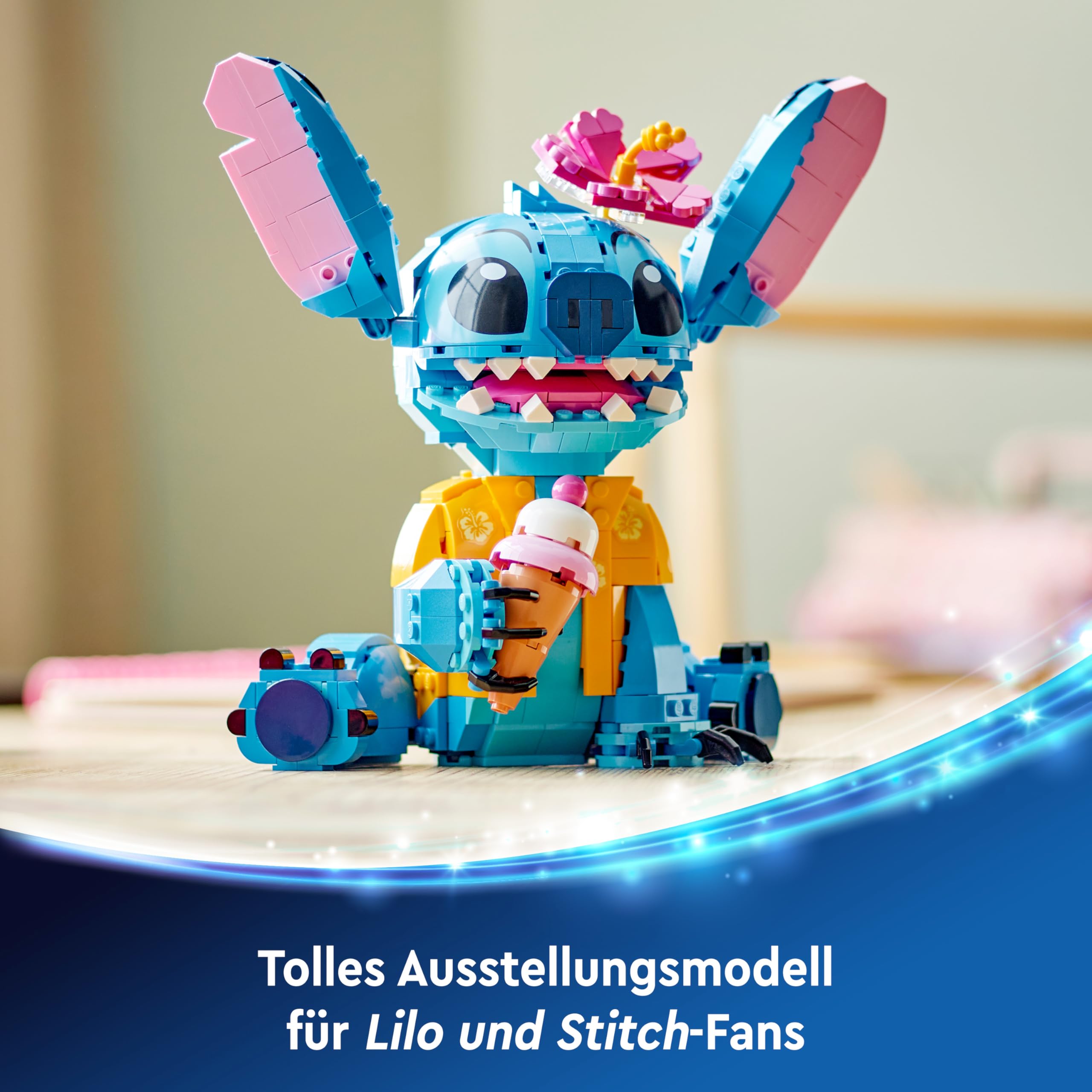 LEGO | Disney Stitch Spielzeug - Figur zum Spielen und Sammeln mit Einer Eistüte und Einer dekorativen Blume - Geschenk für Mädchen, Jungen und Lilo & Stitch Filmfans ab 9 Jahren - 43249 6