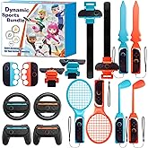 JoyHood 16 in 1 Switch 2 Sports Accessories Bundle for Joy-Con Controller, Family Accessories Kit Compatible with Switch 2 Sports Games for Kids & Adults