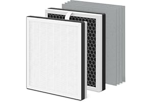 Replacement Filters Compatible with LR210, LR200, and SLR205 Air Purifiers, 3-Layer H13 True HEPA Filter System with 2 HEPA F