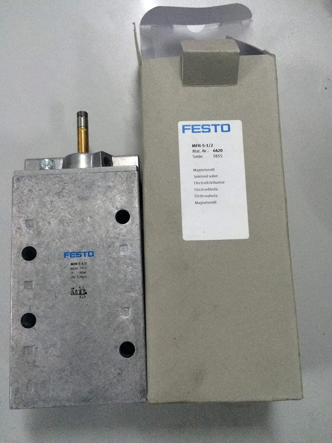 FESTO Solenoid Valve MFH51/2 Amazon.in Industrial & Scientific