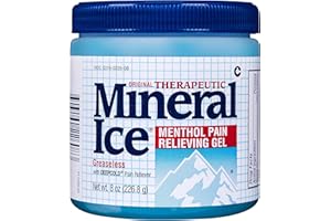 Mineral Ice Therapeutic Pain Relieving Gel, 8 Ounce