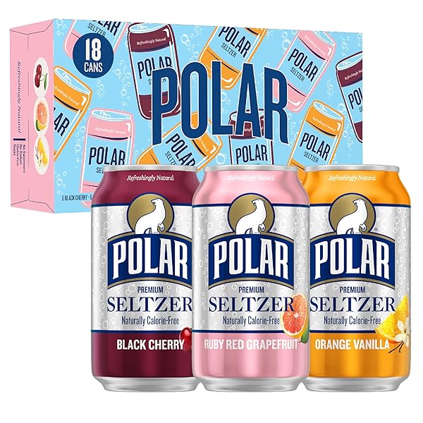 POLAR SELTZER WATER CROWD PLEASER VARIETY PACK, 12...