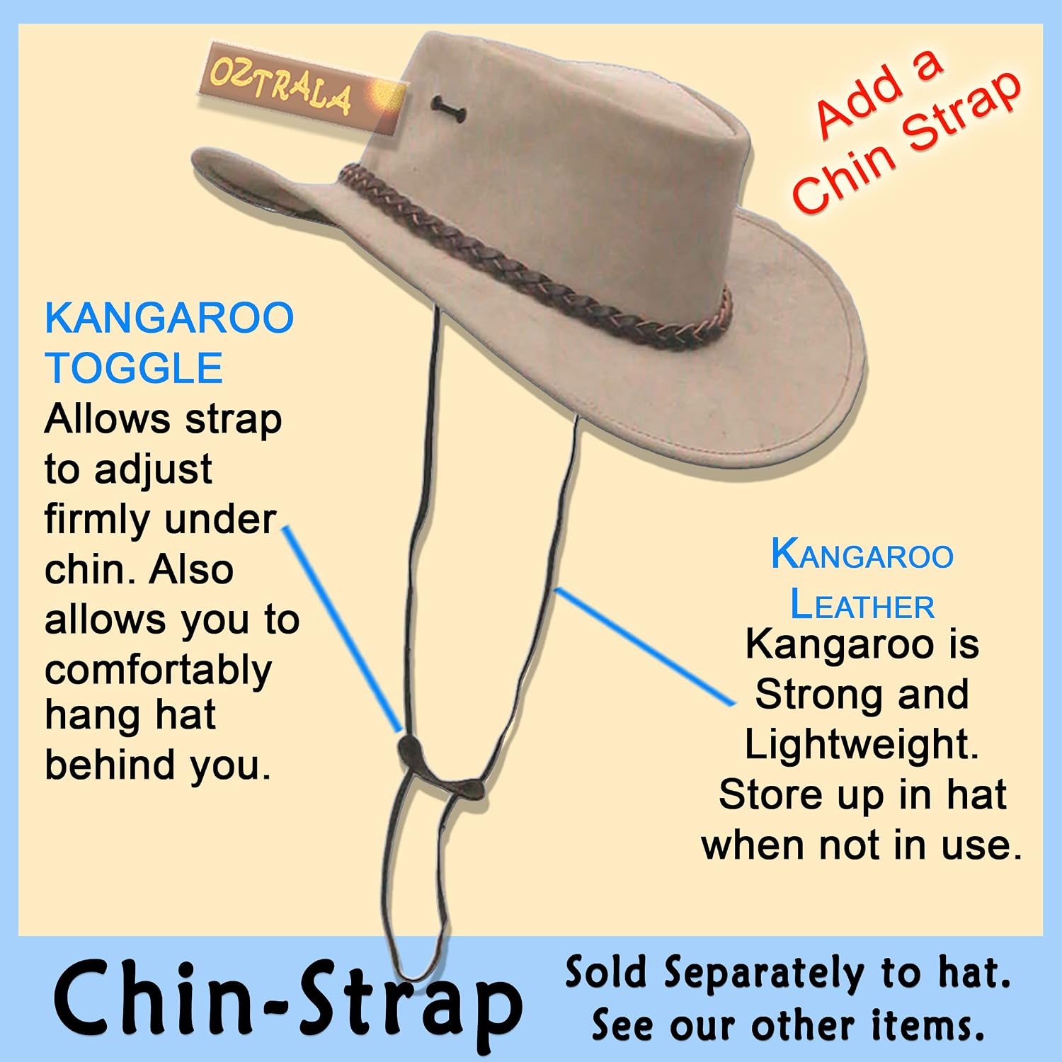 AUSTRALIAN Hat Oilskin Canvas Jacaru 