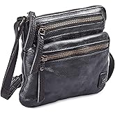 Wise Owl Accessories Small Crossbody Sling Bag Real Leather Purse for Women Crossover Trendy Shoulder Handbag | Real Leather, Purse, Crossover, Trendy