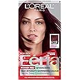 L'Oreal Paris Feria Multi-Faceted Shimmering Permanent Hair Color, R37 Blowout Burgundy (Deep Burgundy), Pack of 1, Hair Dye