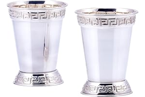Old Dutch Mint Julep Cups (Set of 2), 12-Ounce, Silver