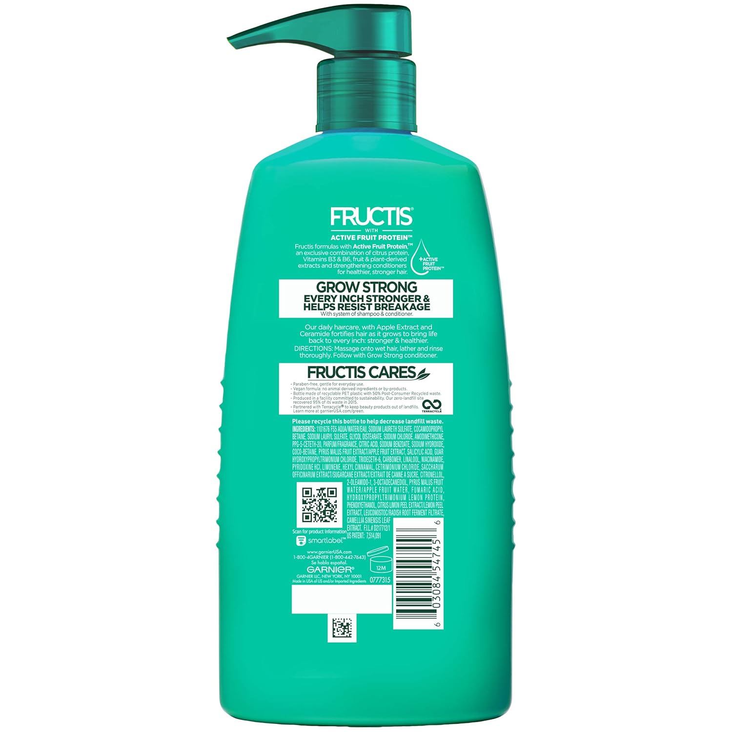 Garnier Fructis Grow Strong Shampoo, 33.8 Ounces : Beauty
