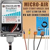 MICRO-AIR EasyStart Breeze 399 with Bluetooth - Soft Starter for RV Air Conditioners - Starter Compressor Unit for Travel Tra