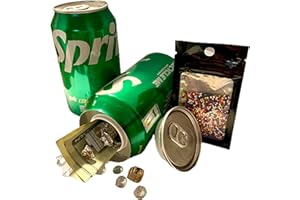 SMARTER IDEAS Soda Can Safe Soda Diversion Safe Security Decoy Stash with 4 inch Deep Hidden Compartment Compatible Replacement for and MFG by The Coca Cola Co. Comes With Smell Proof Bag to Hide Valuables