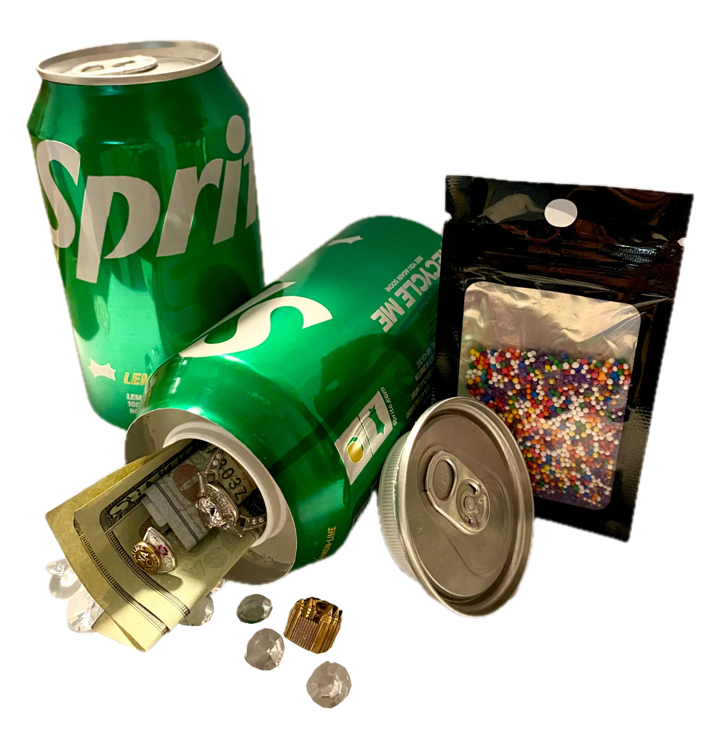 Photo 1 of Soda Can Safe Soda Diversion Safe Security Decoy Stash with 4 inch Deep Hidden Compartment Compatible Replacement for and MFG by The Coca Cola Co. Comes With Smell Proof Bag to Hide Valuables