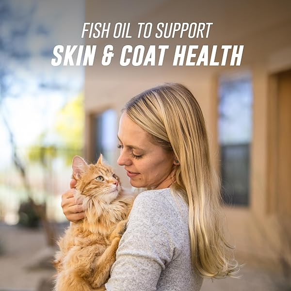 NUTRAMAX WELACTIN OMEGA-3 FISH OIL SKIN AND COAT HEALTH SUPPLEMENT LIQUID FOR CATS – 4 OUNCE