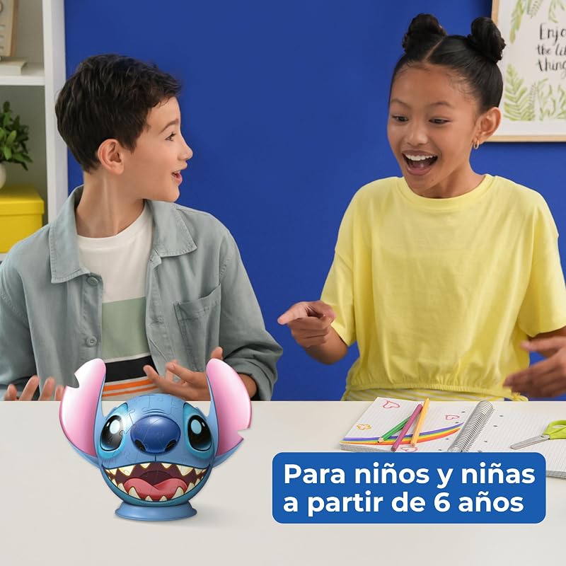 Ravensburger - Puzzle 3D, Disney: Ponto com Orelhas, Modelo para Adultos e Crianças 6+ Anos, 72 Peças Puzzle