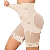 Nebility Tummy Control Shapewear Shorts High Waisted Body Shaper Butt Lifting Panties Thigh Slimmer Girdle