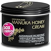 BALM OF GILEAD Manuka Eczema Honey Cream - Moisturizer for Sensitive Skin, Eczema, Psoriasis & Dermatitis - Manuka Honey Ointment, Grassfed Tallow