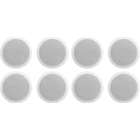 Rockville (8) CCL6T White 70V 6" Commercial Ceiling Speakers 4 Restaurant/Office