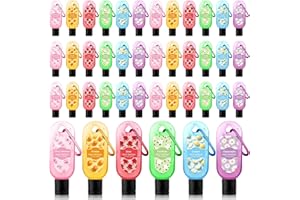 Sacubee 24 Pack Scented Hand Sanitizer Keychain Gift Bulk Travel Size Hand Sanitizer Gel for Wedding Christmas Party Favors Treat Goodie Bag Stocking Stuffer Gift Friend Teacher Coworker Nurse Teacher