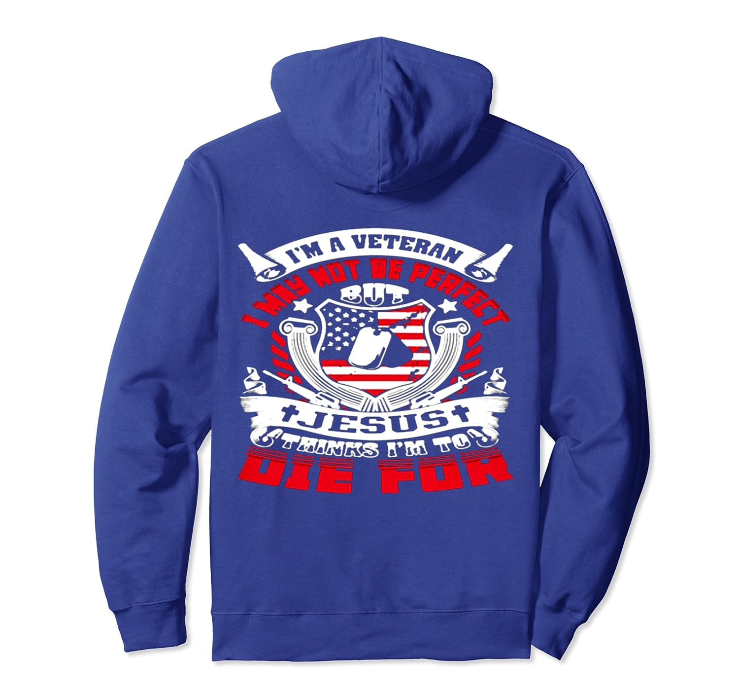 I'm a Veteran I may not be perfect Hoodie-anz