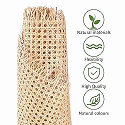 18" Width Cane Webbing, Natural Rattan Webbing for