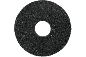 Rifatrio 12" Cleaning Orbiter Scrub Pad 437.071 Fits Oreck 550MC Orbiter Floor Machine Scrubber Strong Pads Black (1PCS) (Bla
