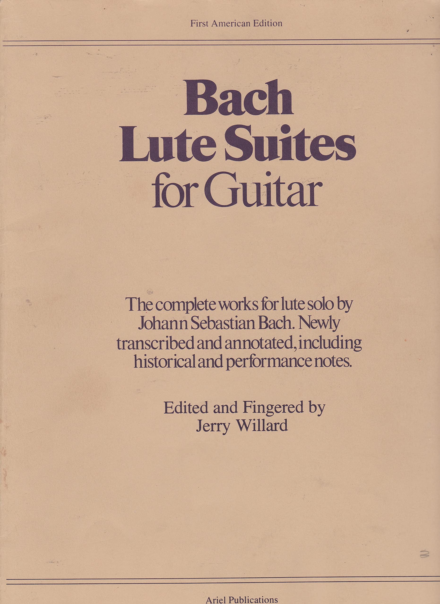 Lute Suites for Guitar. (Classical Guitar)