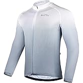 ROTTO Cycling Jersey Mens Bike Shirt Long Sleeve Gradient Color Series