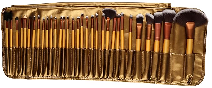 Foolzy Makeup Brush Set - 32 Pieces With Case