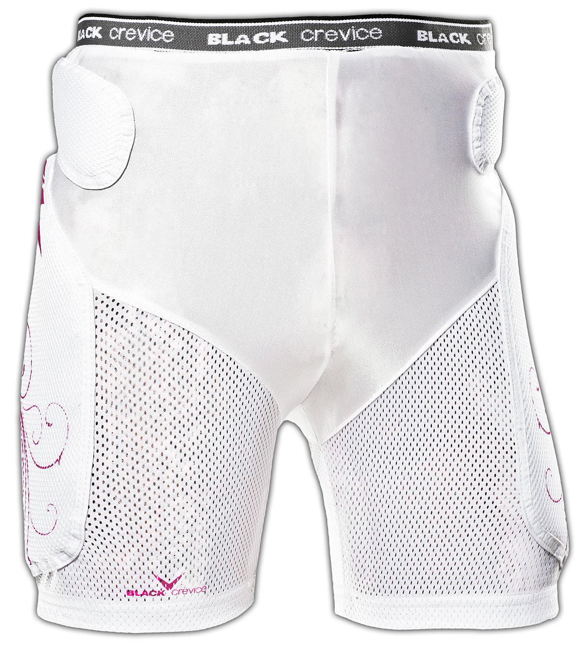 Black Crevice Women's Protector Shorts White white Size:L