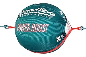 NorEast Outdoors Paradise Water Sports - Power Boost Ball with Tow Rope, Towable Tube Rope, Performance Power Boost Ball