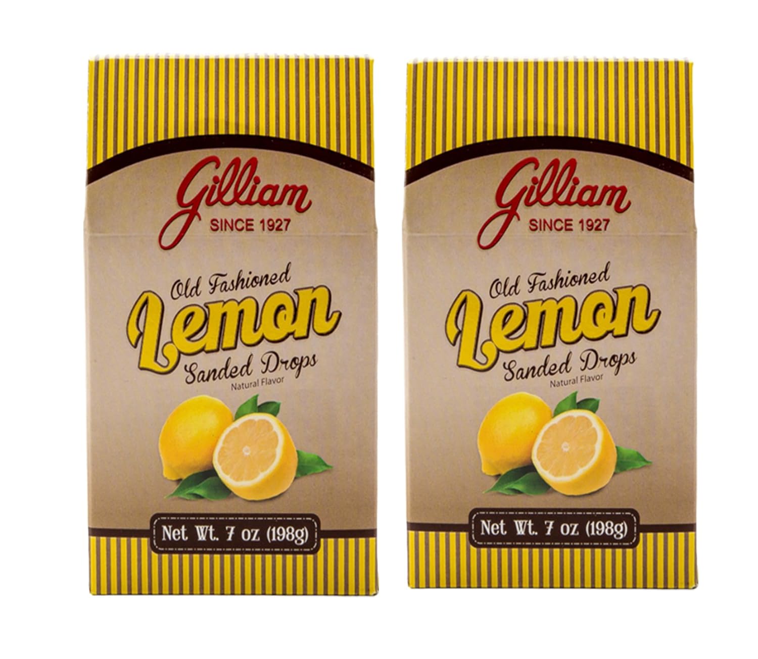 Gilliam Old Fashioned Hard Candy Sanded Lemon Drops 7 oz