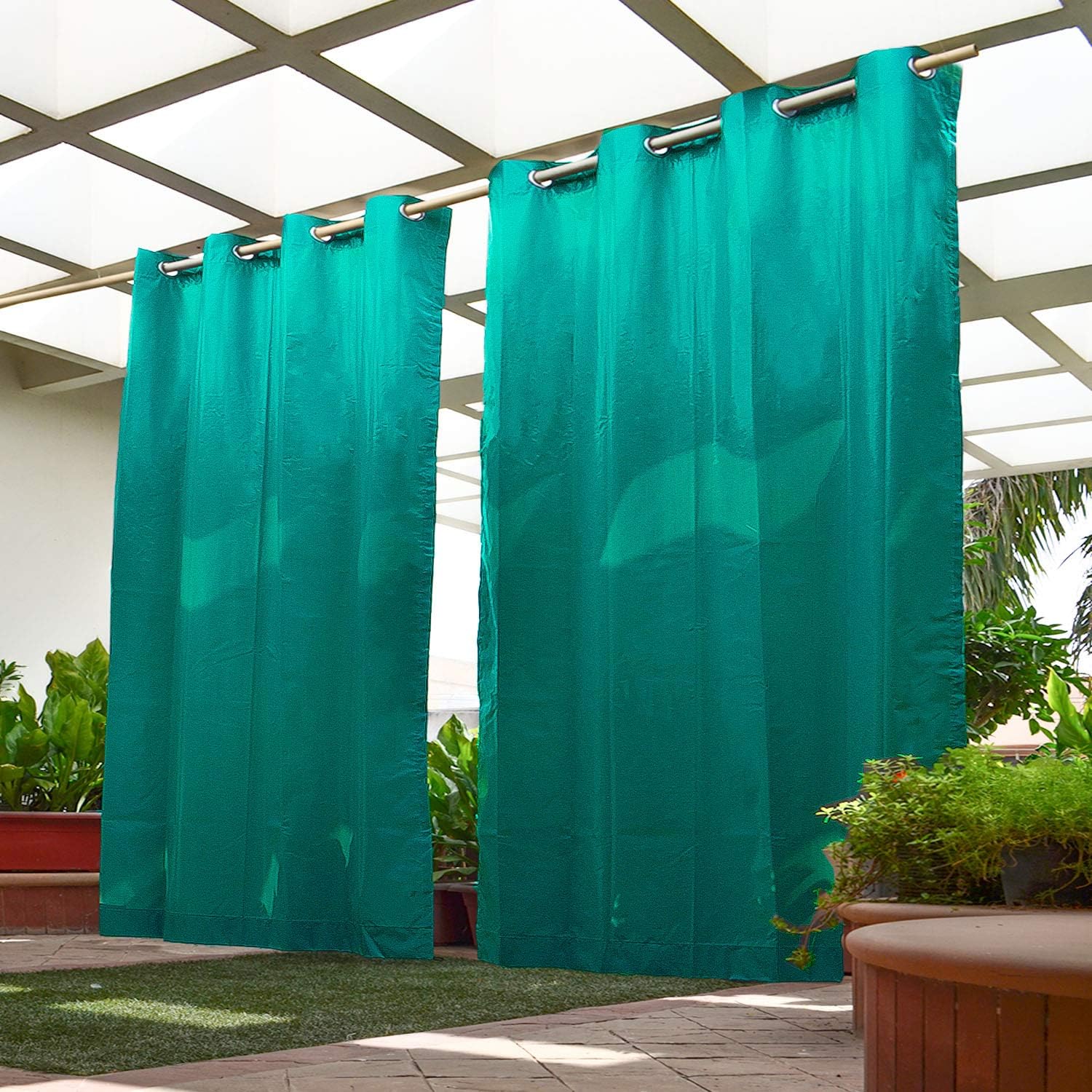 Buy HIPPO - PVC 2 in 1 Waterproof Outdoor Curtains - Complete