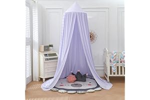 THREENTDAY Bed Canopy, Round Dome Mosquito Net Indoor Outdoor Castle Hanging House Decoration Reading Nook Playing Home Decor