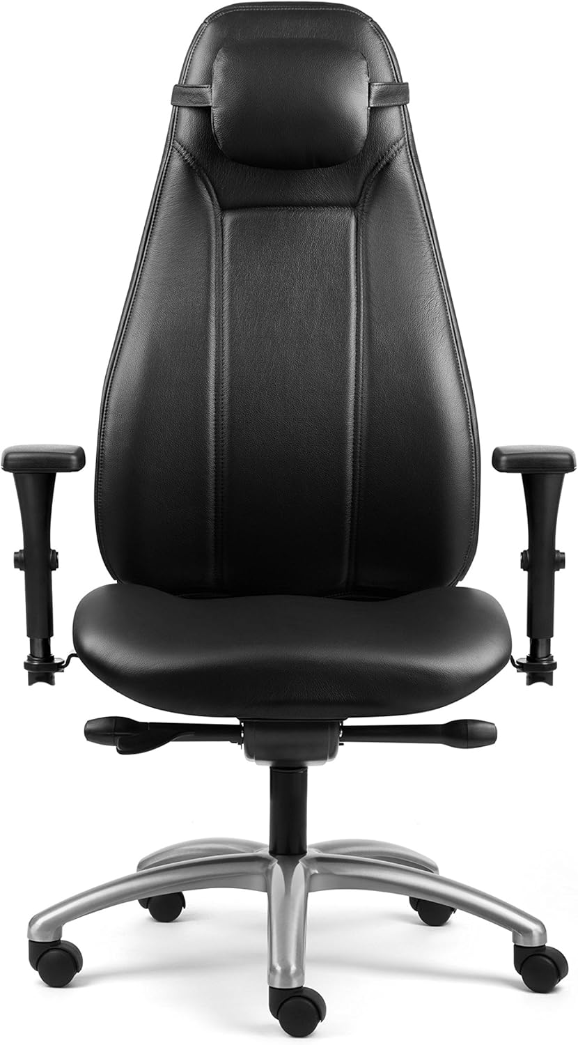Amazon Com Therapod Therapist Extra High Back Ergonomic Office Chair By Adjustable Home Desk Chairs Office Products