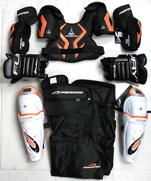 New jr Junior Large Protective ice Hockey Equipment Set, Protective