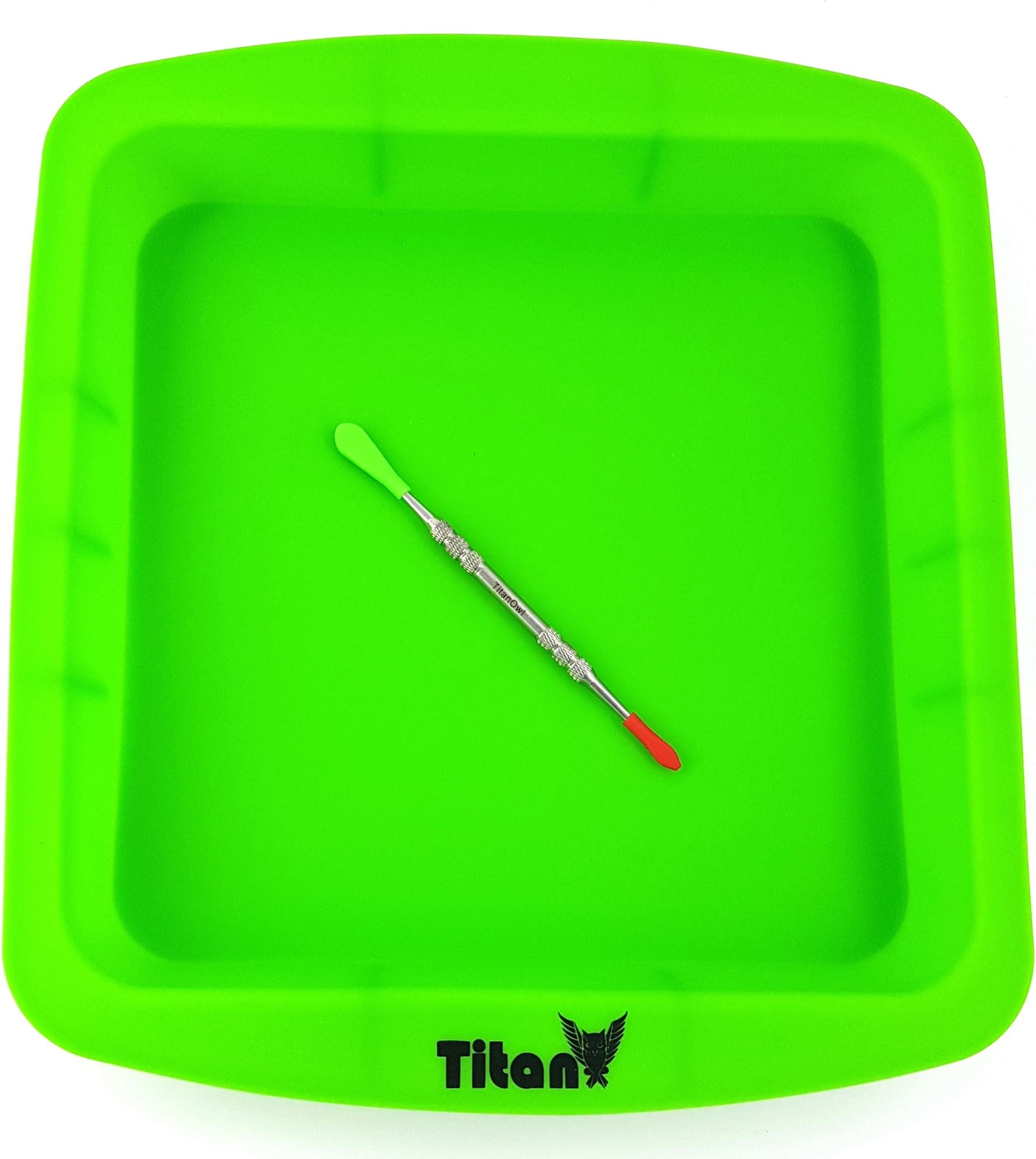 Silicone Deep Dish Container Tray Cake Pan Approx 8"x8" + Carving Scrape Tool, Baking Bakeware Brownie
