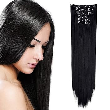 Buy Morges Straight Silky Hair Extensions With Clips For Women And