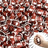 Honoson 100 Pcs Mini Footballs Bulk Sports Stress Balls Mini Soft Balls Sports Themed Football Toys Ball Anxiety Relief for Little Teens Football Party Decorations Favor Supplies Stocking Stuffer