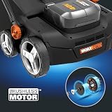 WORX Nitro 36V Cordless Scarifier Aerator WG855E.9 4-Position Height 40L Bag view 7