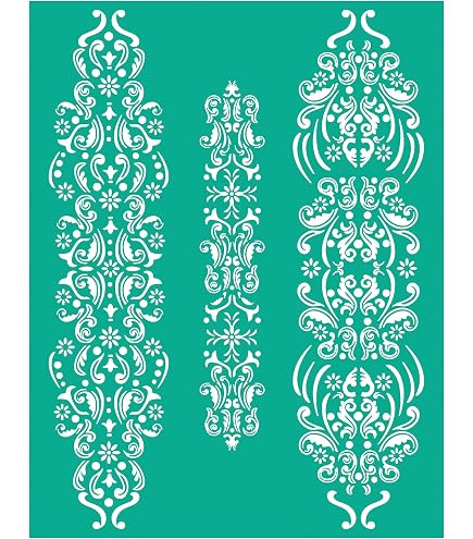 DIY Silk Screen Stencil - Self-Adhesive Mesh Transfer For T-Shirts, Tote Bags & Crafts (Blue, 11cm X 8.5cm)