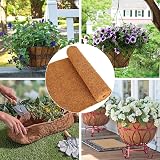 LOLYSIC Coco Liner Rolls 4x 40x100cm Natural Coconut Fiber Planter Liners view 4