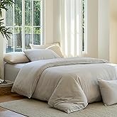DOZ Duvet Cover Set, 100% Viscose derived from Bamboo, Organically Grown, Buttery Soft, Cooling Duvet Covers, High GSM, 1 Duvet Cover and 2 Pillowcases, 90"x90" (Stripe, Full/Queen)