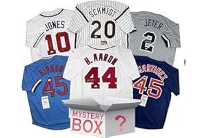 HOFSM.COM HALL OF FAME SPORTS MEMORABILIA Hall of Famers Autographed/Signed Baseball Jersey Mystery Box with JSA, PSA, Beckett or Fanatics COA