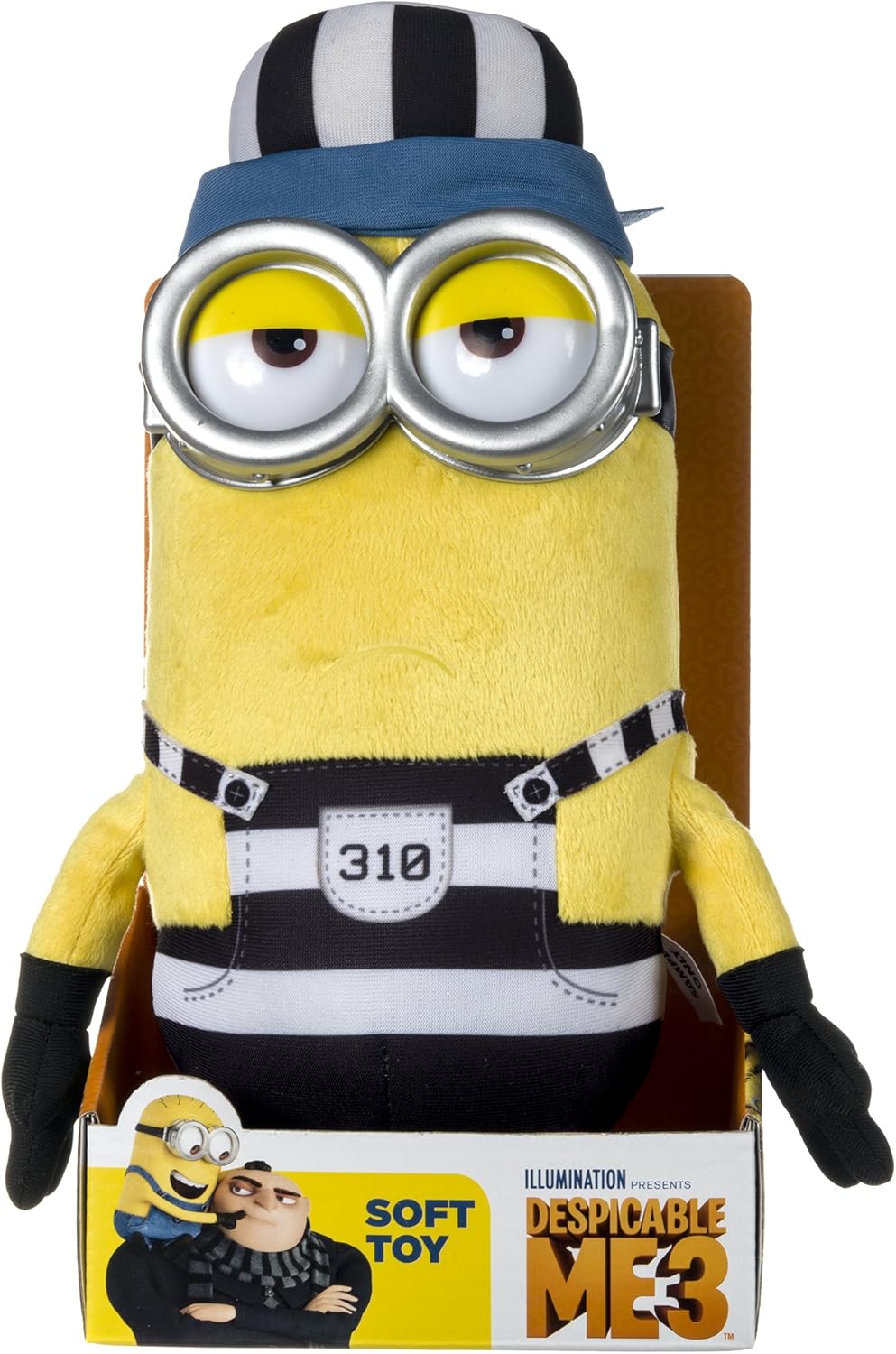 Despicable Me 3 Jail Minion Tim Soft Toy (Medium) Amazon.co.uk Toys