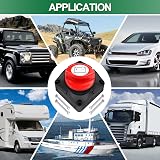Bolatus Battery Isolator Switch 12-48V 200A DC Car Boat Truck RV view 7