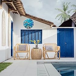 Indoor Outdoor Clock Waterproof - Nautical Coastal