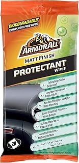 ARMOR ALL Kunststoffpflegetücher 20 Stk. Seidenmatt Dashboard Wipes Matt Finish, 35020L