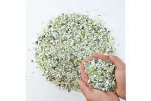 ANOTHERA 3lb Jade Bean Pebbles,1/4 Inch Cactus Bonsai DIY Rocks, Natural Succulent Rock and River Rocks Decorative for Aquariums, Vases, Terrarium, Outdoor Gardening, Top Dressing for Potted Plants