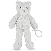 Ryan & Rose Cutie Cuddle Pacifier Holder Animal (Grey)